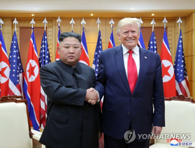 지난 2019년 6월 만난 북미 정상