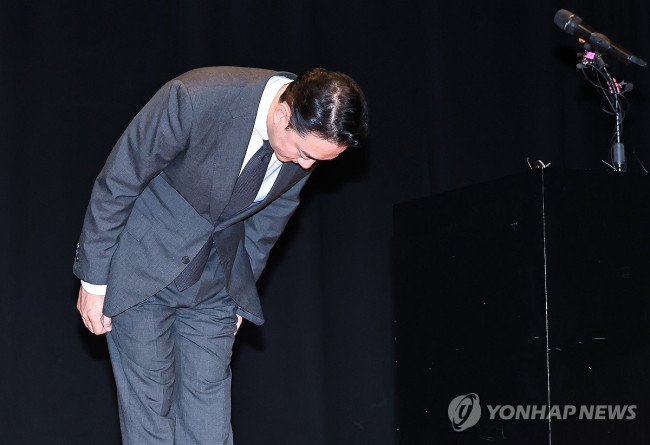 홍정도 부회장 사과 (JTBC 등 회생 신청 관련)