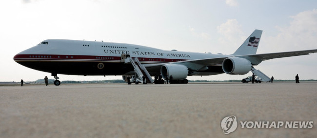 U.S. President Donald Trump's new Air Force One