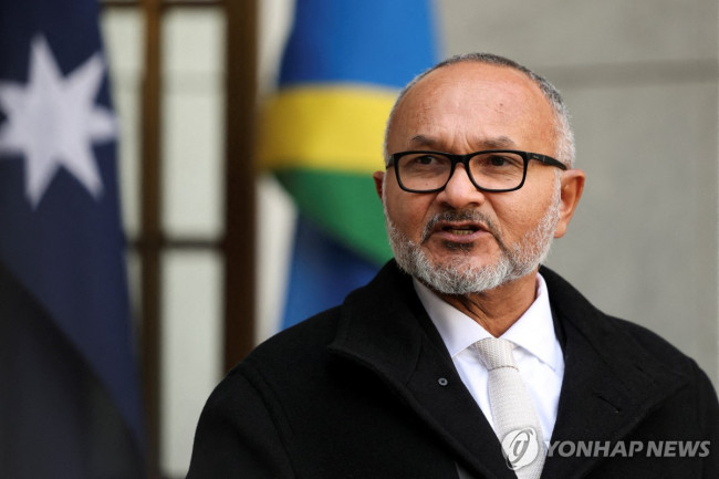 Solomon Islands Prime Minister Matthew Wale